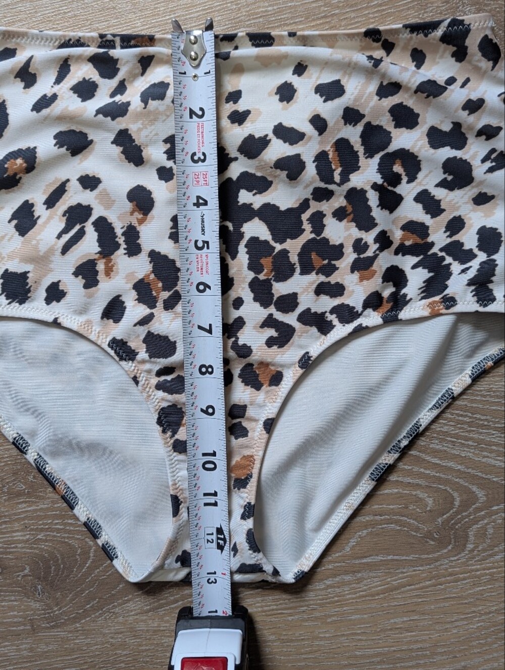 Aerie Women's Leopard Print High-waisted Bikini Bottoms - Picture 6 of 9